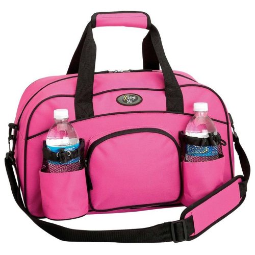 18 600D Pink Sport Duffle Bag