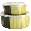 Gold Dust Casserole Dish Set of 2 - Black