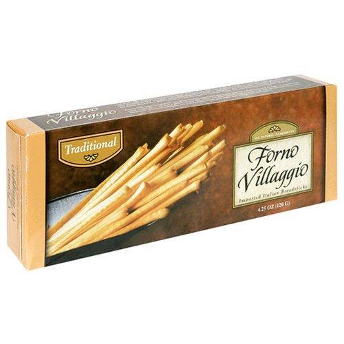 Forno Villaggio Torinese Breadsticks, Regular, 4.25-Ounce Boxes (Pack of 12)