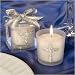 Candle Glass Silver Cross Theme (30 per order) Wedding Favors