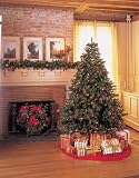 Bethlehem Lights 7-1/2-Foot Chesapeake Christmas Tree Pre-Lit with Clear Lights
