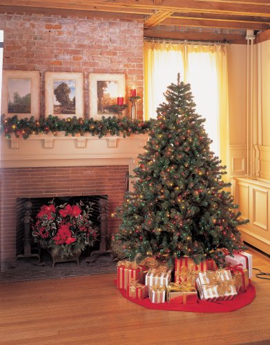 Bethlehem Lights 7-1/2-Foot Chesapeake Christmas Tree Pre-Lit with Clear Lights