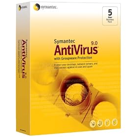 Symantec AntiVirus w/Groupware Protection 9.0 - 5 user