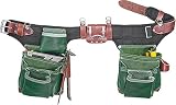 Occidental Leather 9556 Adjustable Green Lights Leather Tool Bag Set