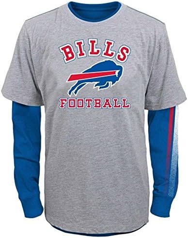 NFL Buffalo Bills Youth Classic Fade T-Shirt Combo Pack (Large)