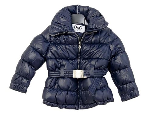 D&G JUNIOR ディー＆ジージュニア ダウンジャケット L53345 OL9AQ B0321 NAVY ネイビー ベルト付き ジャンパー キッズ 子供 Jr コート サイズ2[並行輸入品]