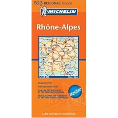 Rhone Alpes (Michelin Regional Maps)
