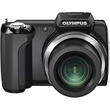 Olympus 228046 14 MP Digital Camera with 22 x Optical Zoom - Black