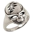 Grateful Dead - Large Steal Your Face Sterling Silver Ring