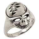 Grateful Dead - Large Steal Your Face Sterling Silver Ring