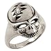 Grateful Dead - Large Steal Your Face Sterling Silver Ring