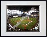 Safeco Field, Seattle Mariners 2008 Opening Day Double Matted 8 x 10 Photograph In Black Anodi