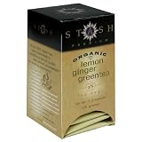 Stash Premium Organic Lemon Ginger Green Tea, Tea Bags, 18-Count Boxes (Pack of 6)