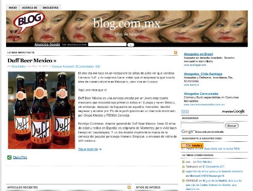 Blog.com.mx (Spanish Edition)
