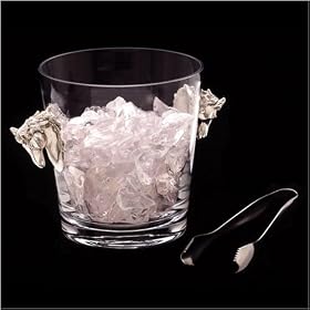 Arthur Court Horse Ice Bucket w  Tongs by Arthur Court Designs