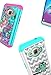 Galaxy J1 2016 Release Case, Galaxy Express 3 Case, Style4U Studded Rhinestone Crystal Bling Hybrid Armor Case for Samsung Galaxy J1 2016 / Galaxy Amp 2 / Express 3 with 1 Stylus [White/Teal]
