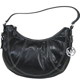 Michael Kors Brookville Large Leather Black Hobo Handbag