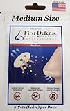 First Defense Nasal Screens - Multi-Size and Quantity Packs (1-Pack, Medium)