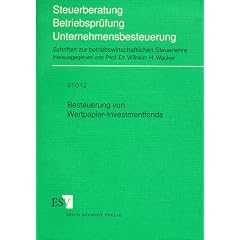 Besteuerung von Wertpapier-Investmentfonds