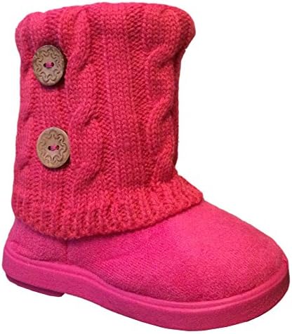 New Girls Toddlers Kids Slouch Comf Midcalf Suede Boots Shoes
