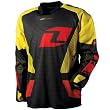 One Industries Carrera Men's Carbon Off-Road Motorcycle Jersey - Red/Yellow