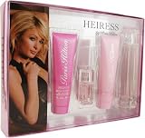 Heiress By Paris Hilton For Women, Mini, Set Of 4 (Body Lotion, Bath, Shower Gel and Eau de Parfum Spray)