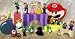 Hard to Find Super Mario Brothers 20 Piece Figure Playset with Mario Figure Carry Case, Figures Include Toad, Bomber, Koopa Troopa, Shy, Goomba, Mario, Yoshi, Bullet Bill, Luigi, Princess Peach, Lakitu Spiny, Donkey Kong, Princess Daisy, And A Big Mario Bomb._s-1