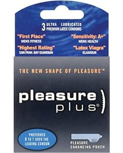 One Condoms One Pleasure Plus, 3 Count