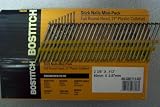 Bostitch 2-3/8Stick Nails-mini Pack (6 Boxes -Each Box Containing 500 Nails=3,000 Nails)-Full Round Head 21 Degree Smooth Shank Plastic Collated Nails Model# RH-S8d113-SQ