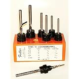 Buy #1 Set of Countersinks with Taper Point Drills in Wood Block by W. L. Fuller Inc.