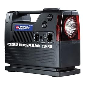 Campbell Hausfeld CC2500 Cordless Inflator / 12-Volt Power Supply with Light