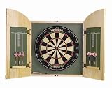 Sportcraft Challenge Cup Bristle Dartboard with Cabinet