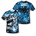 Atmospheric -- Justice League All-Over Front/Back Print Sports Fabric T-Shirt