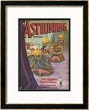 The Shadow out of Time by H.P. Lovecraft: Peaslee Encounters the Great Race Framed Art Poster Print by Howard V. Brown, 27x33