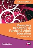 Managing behaviour in further and adult education