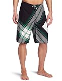 DC Men's Campaign Plaid Printed Board Short