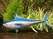 Taxidermy 12" Fiberglass Yellow Fin Tuna Wall Mount