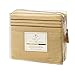Clara Clark 4Piece California King Bed Sheets Set, Deep Pocket, Microfiber, Camel Gold