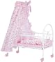 Corolle Nursery Floral Print Canopy Bed - 27" x 19" x 11"
