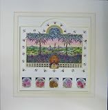 FIONA OWEN BEES WASPS HONEY POTS GARDEN SCENE SUMMER