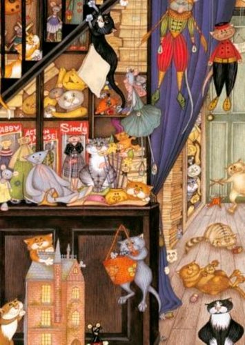 Childrens Toyshop  Toys : Ravensburger Puzzle - Cats In The Toy Shop (1000 pieces)