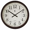 Oversized Wall Clock - Dark Brown