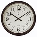 Oversized Wall Clock - Dark Brown