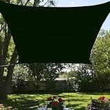 BlueDot Trading Rectangle Shade Sail-Breathable Mesh, 13 by 16.5-Inch, Green