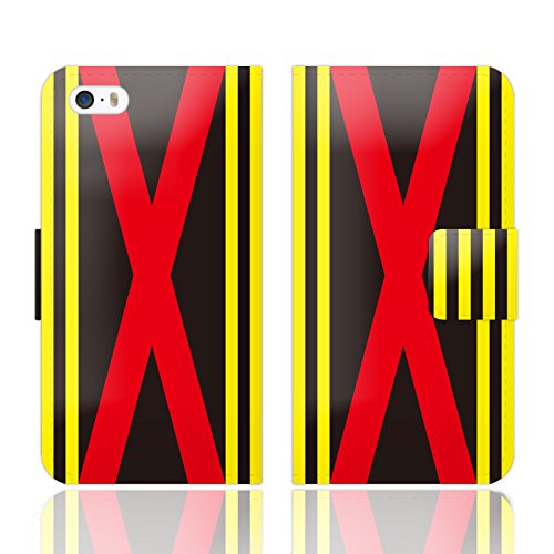 【iPhone5S・5 兼用 手帳型 ケース カバー カードポケット スタンド付】「Special Occasion 「勝負服」 model.01 - designed by GNFB 」騎手 ジョッキー VICTORY 勝負