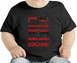 Cocaine Crack Crystal オーガニックベビーTシャツ 12 - 18 Months