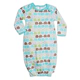 Zutano Baby-Boys Newborn Elephants Gown