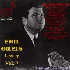 Emil Gilels Legacy - Vol. 7 - Concertos Pour Piano N�3 Et 4 + Marguerites Op. 38 - Etudes Tableaux O