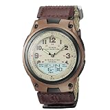 Casio Ana Digi Dual Time Data Bank Watch with World Time, Alarm, Timer and More (WI3059) by Casio
