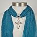 Open Swirl Cross Scarf Jewelry